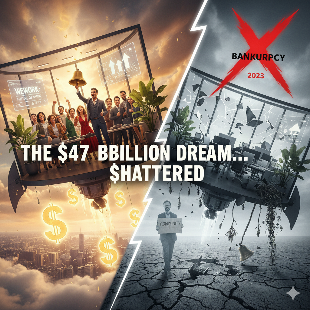 The Rise and Fall of WeWork: Inside the $47 Billion Startup Collapse